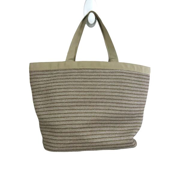 Eric Javits New York Bow Detail Oversized Lined Double Handle Tote Bag - Picture 7 of 7